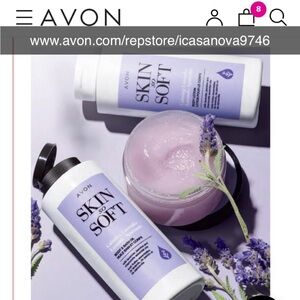 Avon Skin So Soft Calming Lavender Set